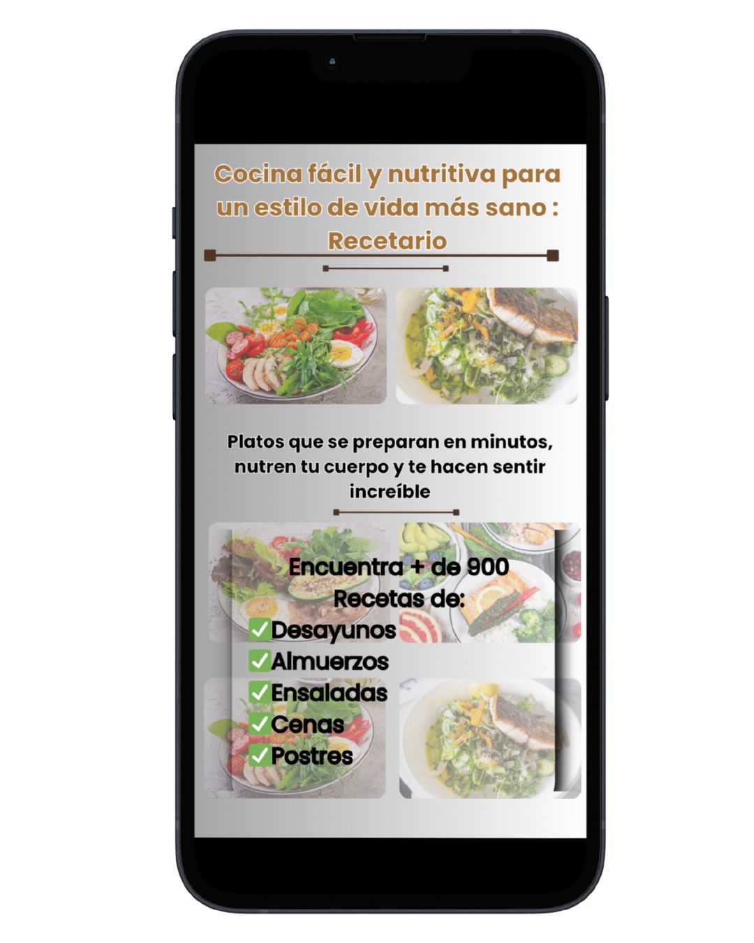 '+ DE 900 RECETAS SALUDABLES: Sin Azúcar ni Gluten